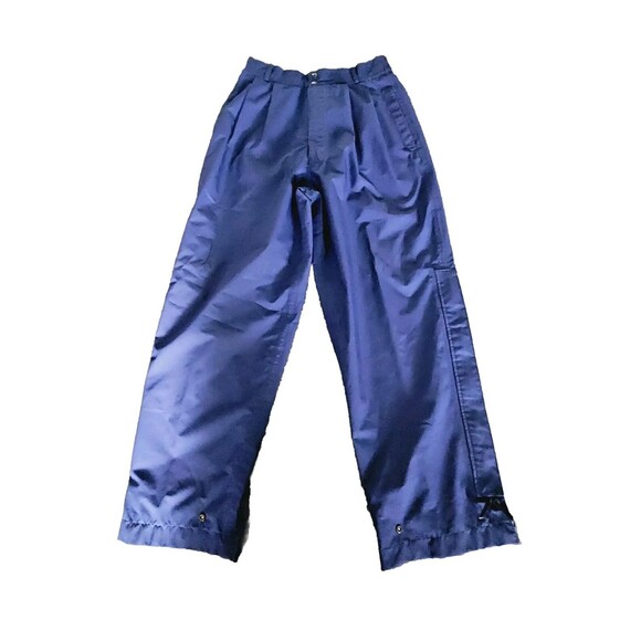 Zero Restriction Pants Mens Large Blue Zip Leg ZR Gore-Tex GolfElastic Waist